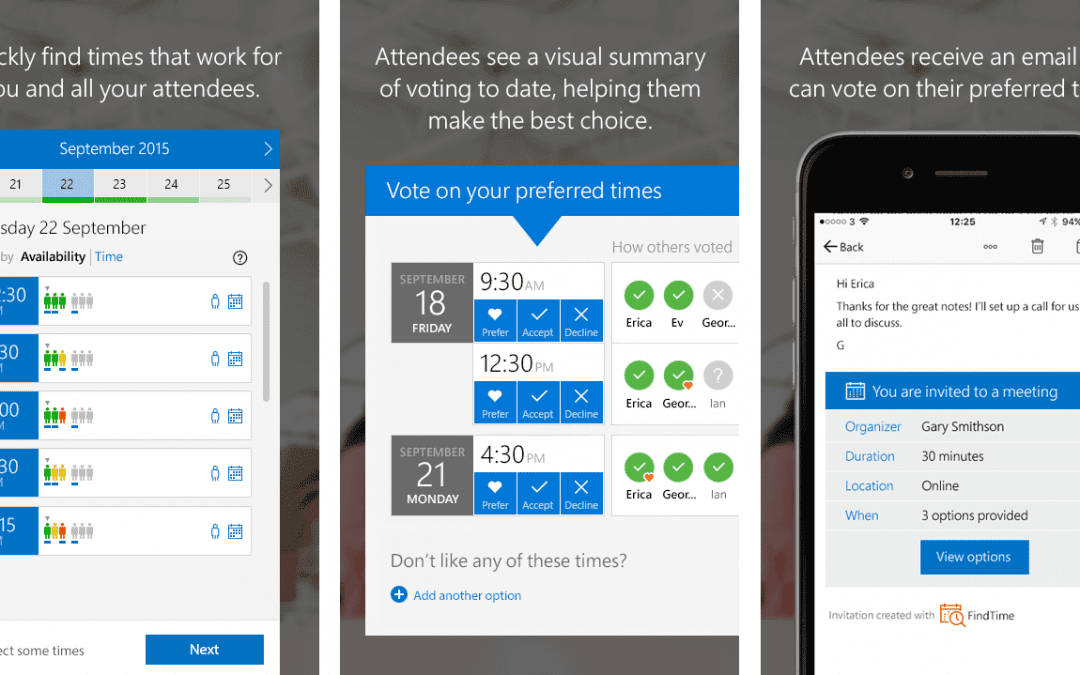 The easiest way to schedule meetings &ndash; FindTime by O365