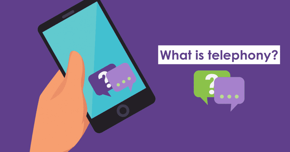 Define telephony. Complete IT