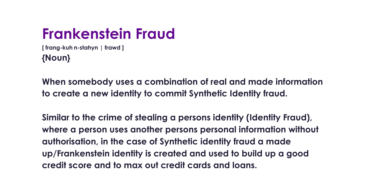 Frankenstein Fraud Definition