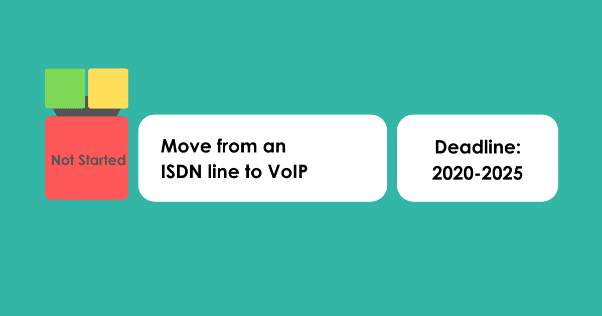 Move from an ISDN line to VoIP