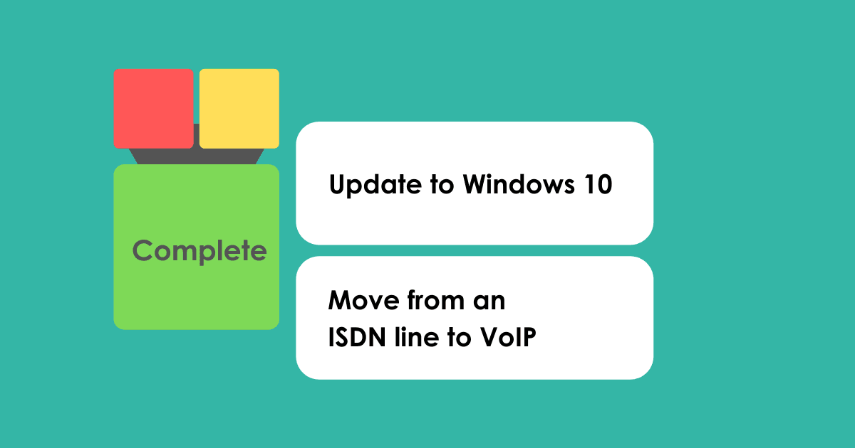 Update to Windows 10 and Move from an ISDN line to VoIP